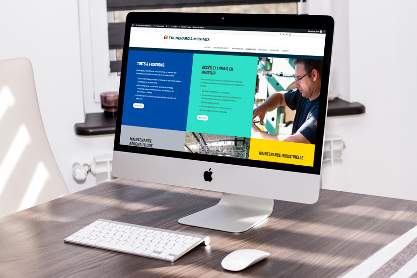 Site web Frenehard et Michaux