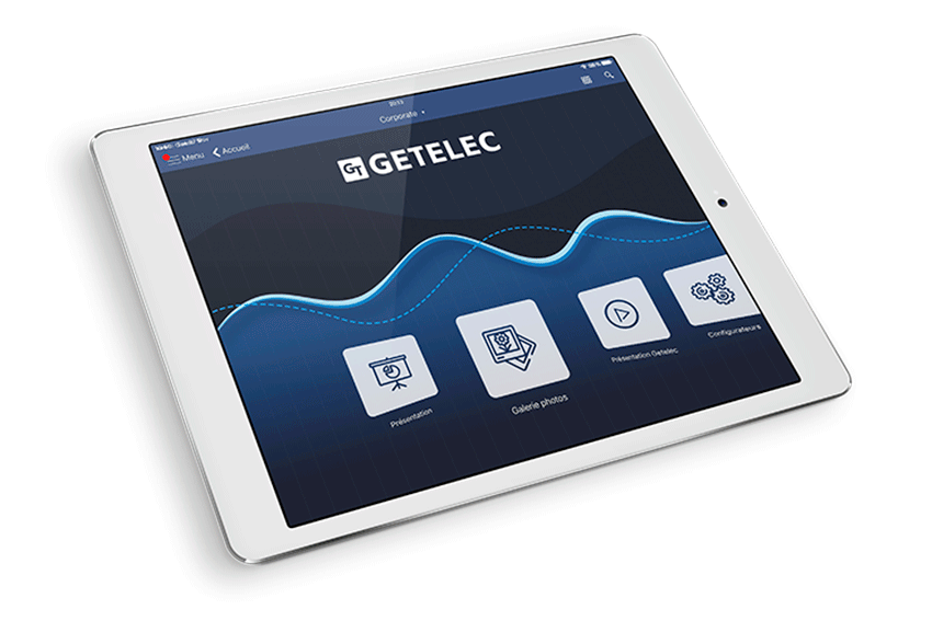 Touch & Sell application Getelec