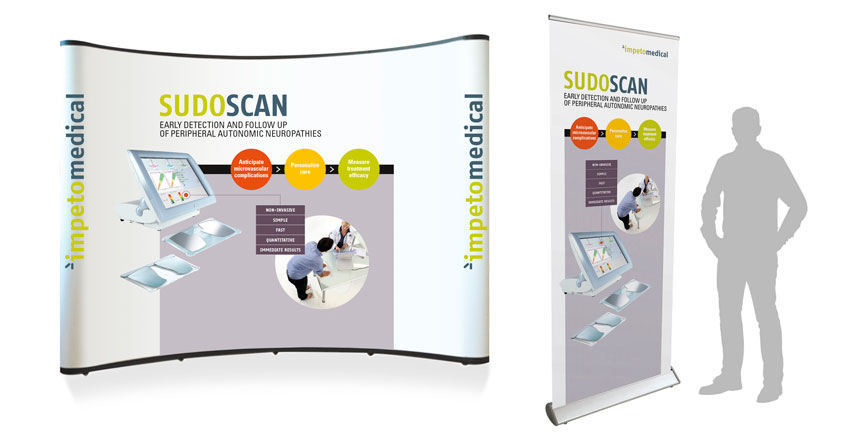 Impeto medical stand parapluie rollup