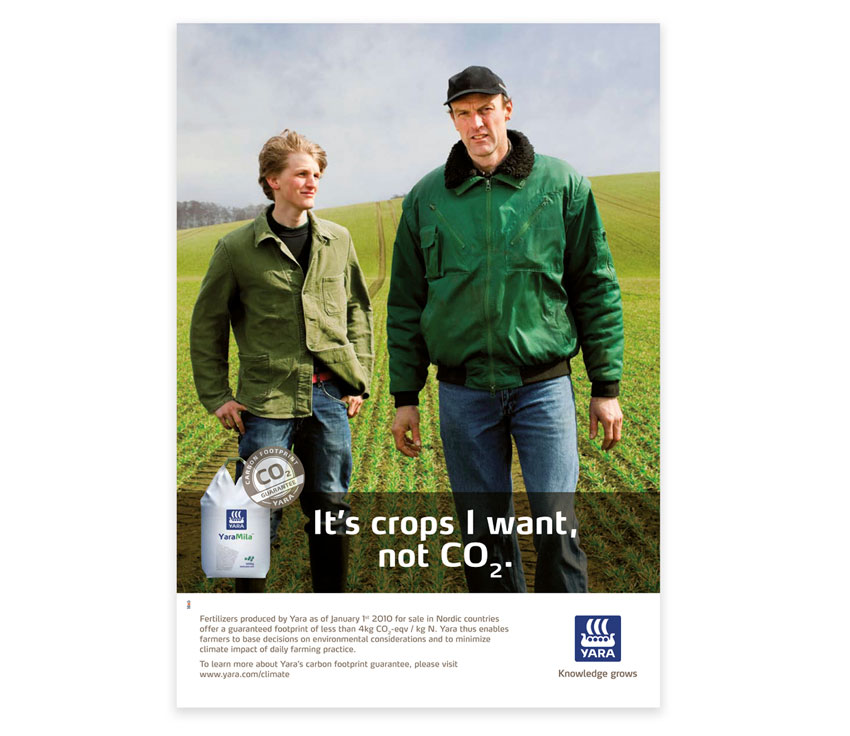 Yara Carbon footprint ad