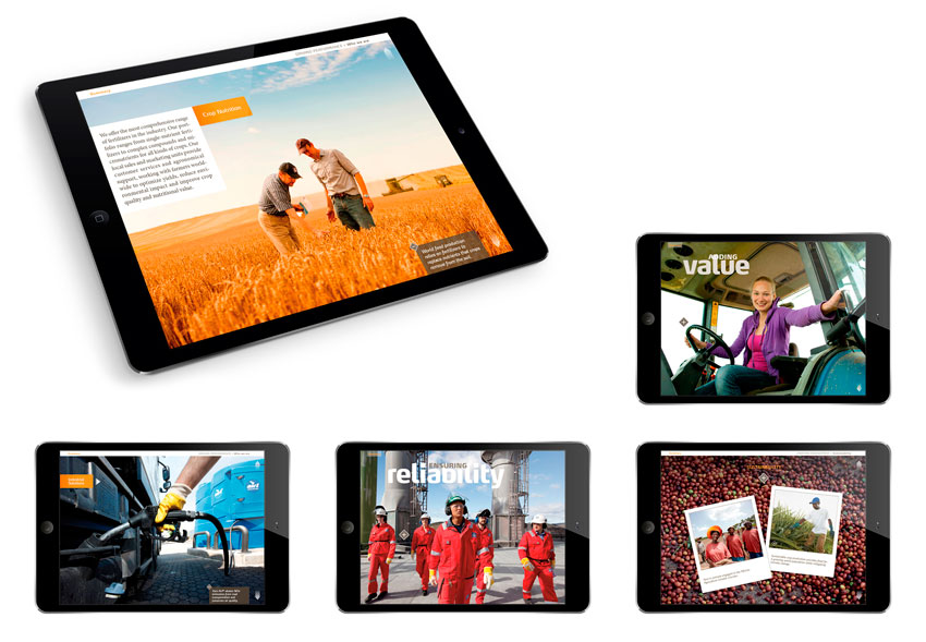 Yara brand ipad application