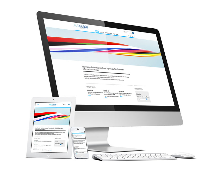 Fasttrack homepage responsive design